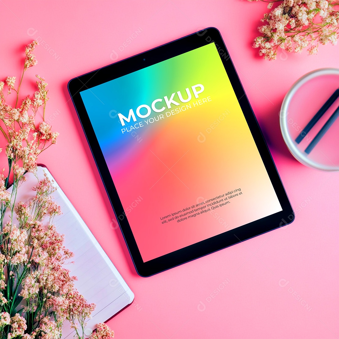 Tablet Mockup PSD Editável