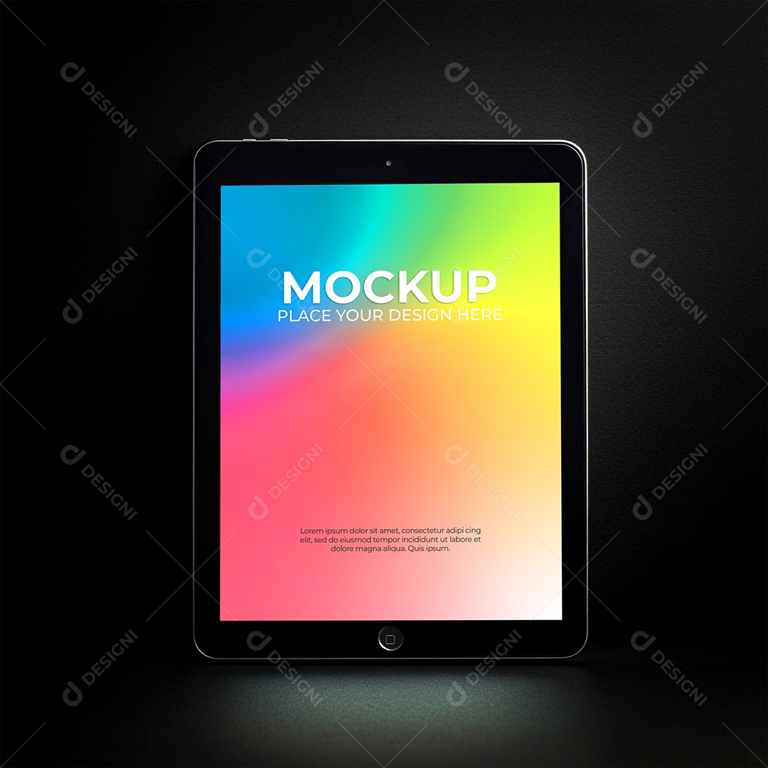 Tablet Mockup PSD Editável
