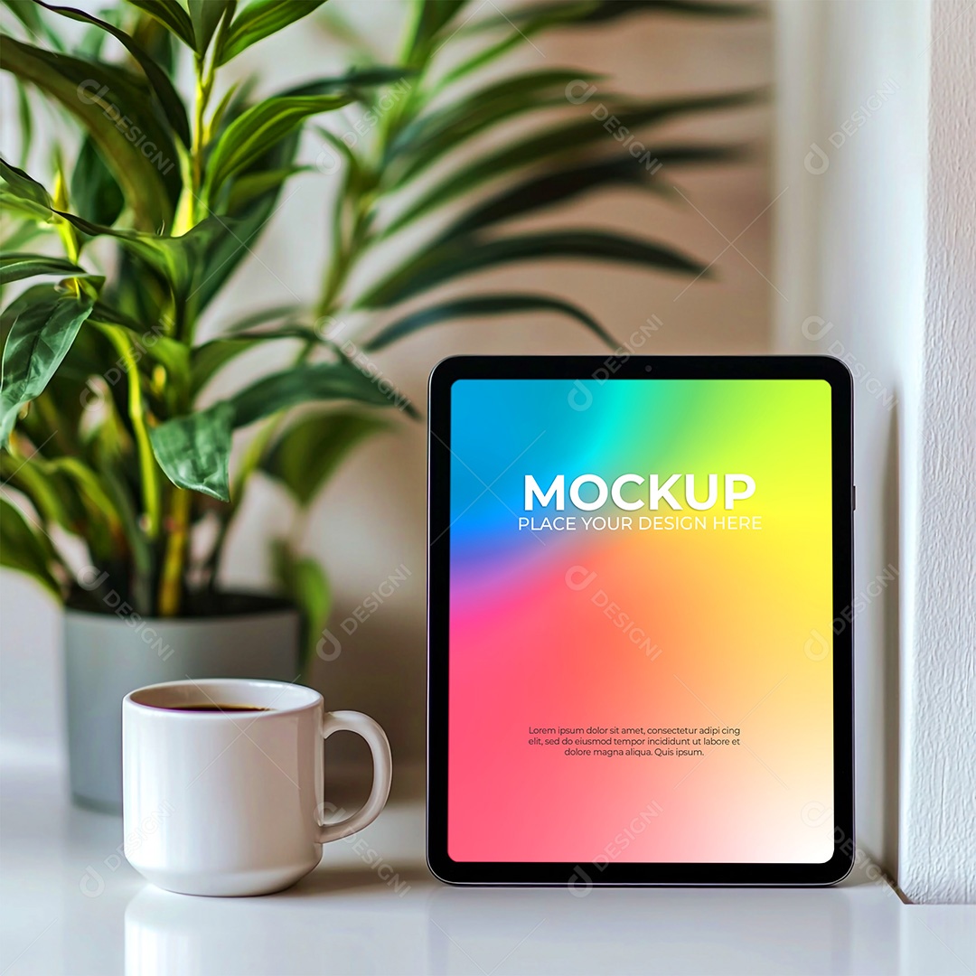 Tablet Mockup PSD Editável