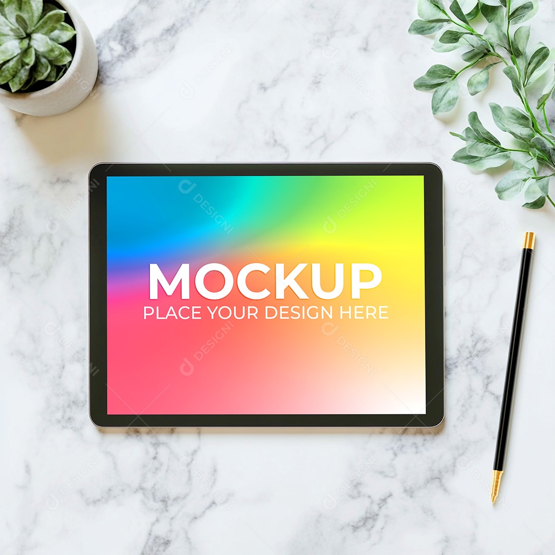 Tablet Mockup PSD Editável