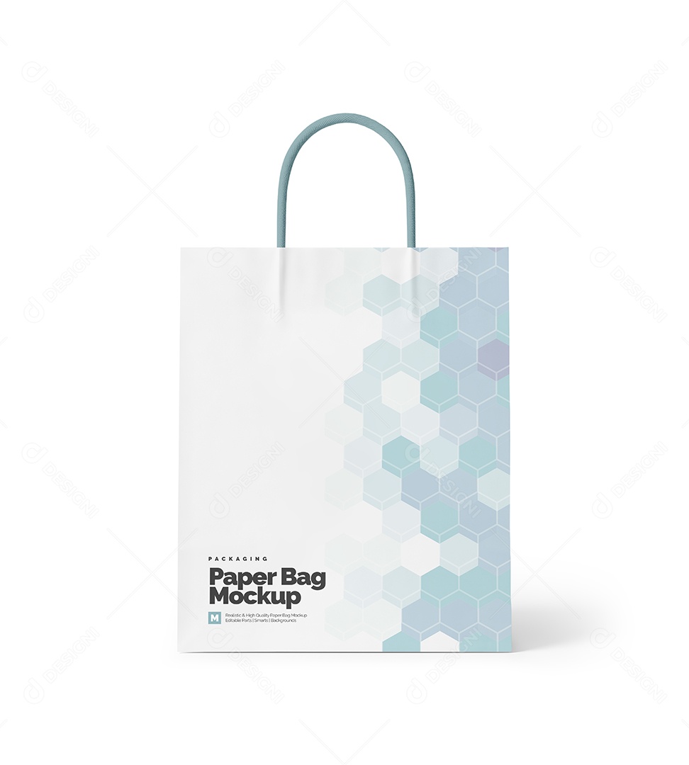 Sacola de Compras PSD Editável Mockup