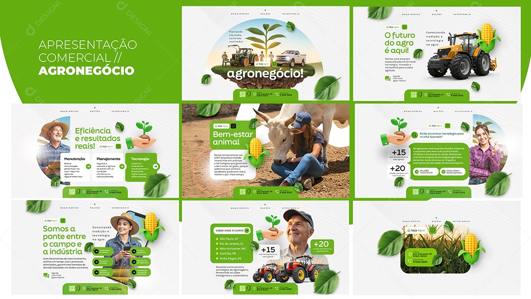 Apresentação Comercial Agronegócio PSD Editável