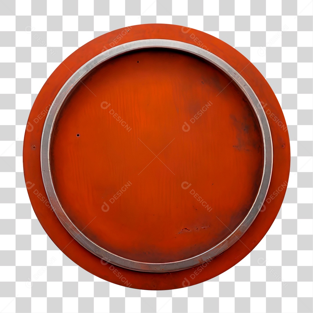Circulo de Metal PNG Transparente
