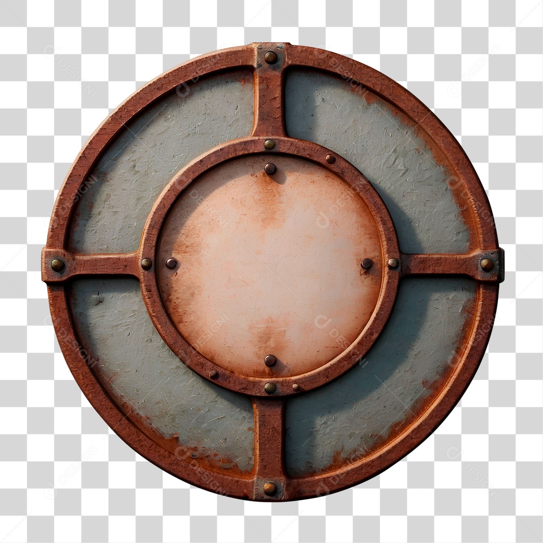 Circulo de Metal PNG Transparente