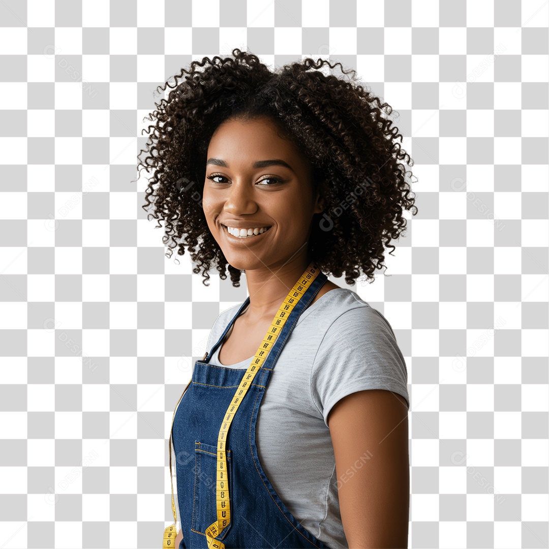 Mulher Costureira PNG Transparente