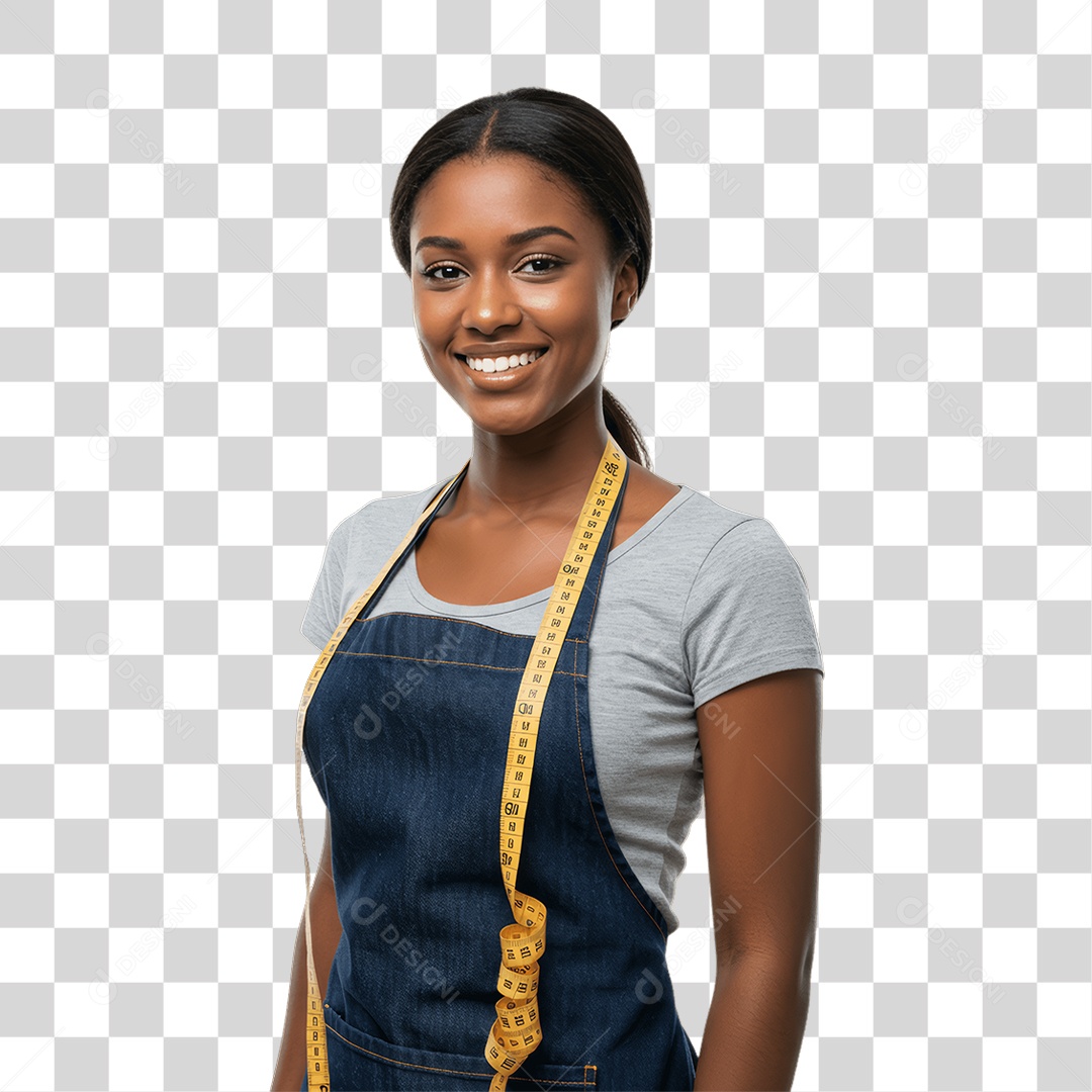 Mulher Costureira PNG Transparente