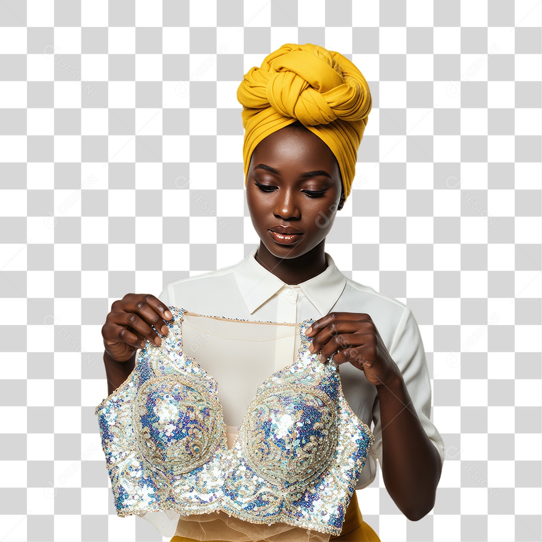 Mulher Costureira PNG Transparente