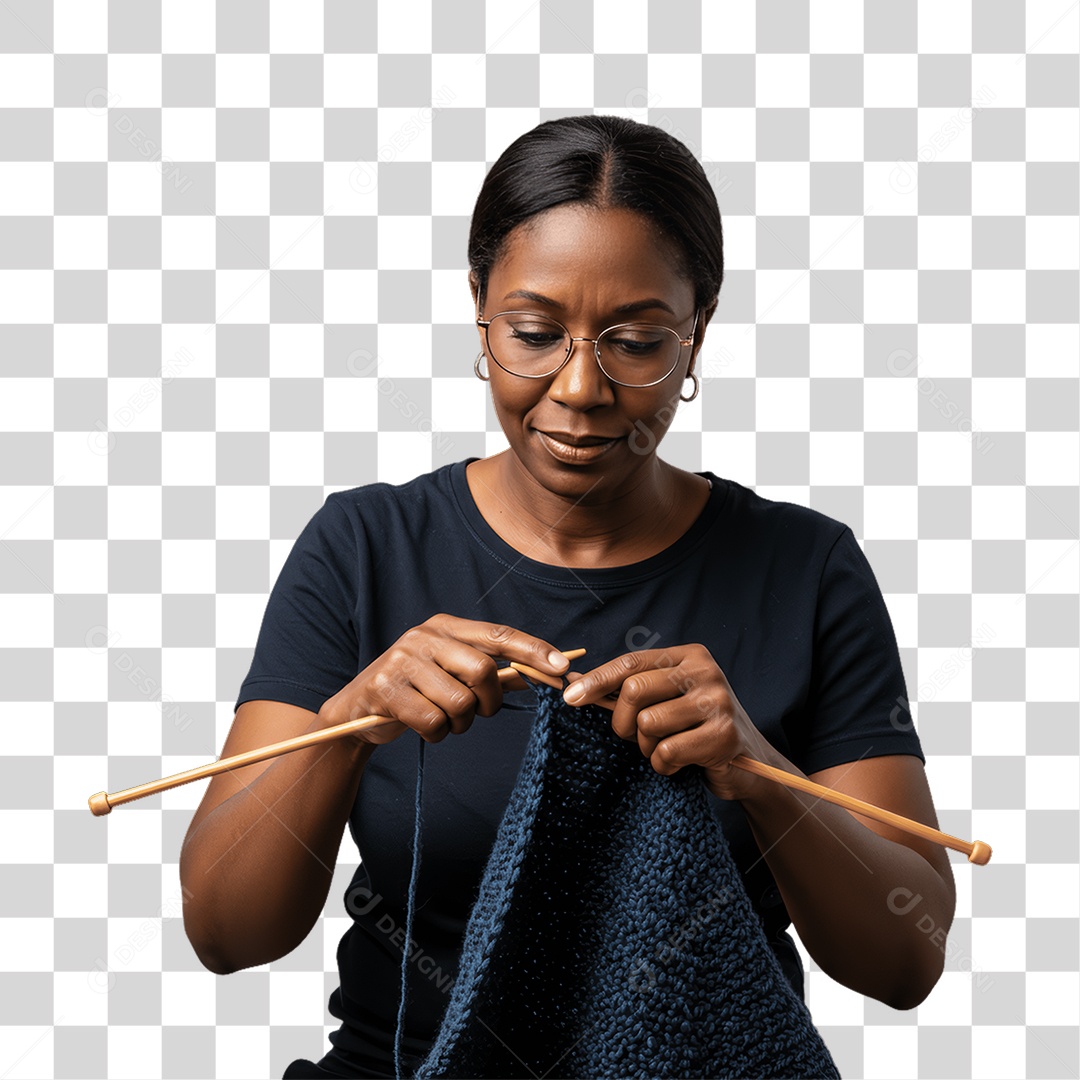 Mulher Costureira PNG Transparente