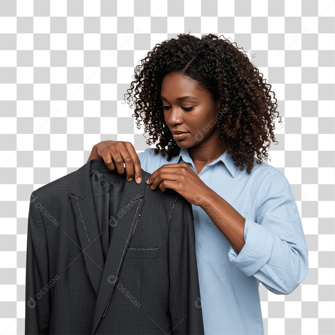 Mulher Costureira PNG Transparente