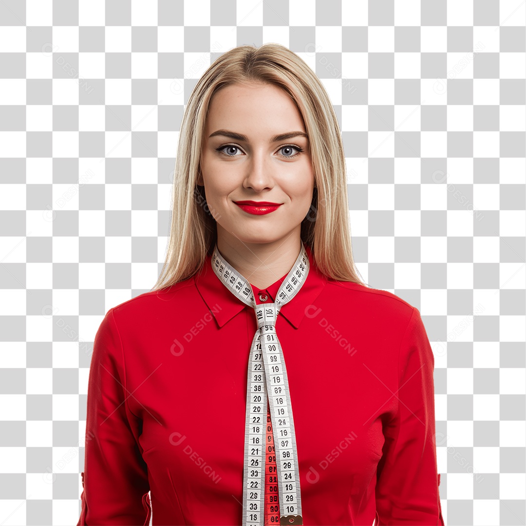 Mulher Costureira PNG Transparente