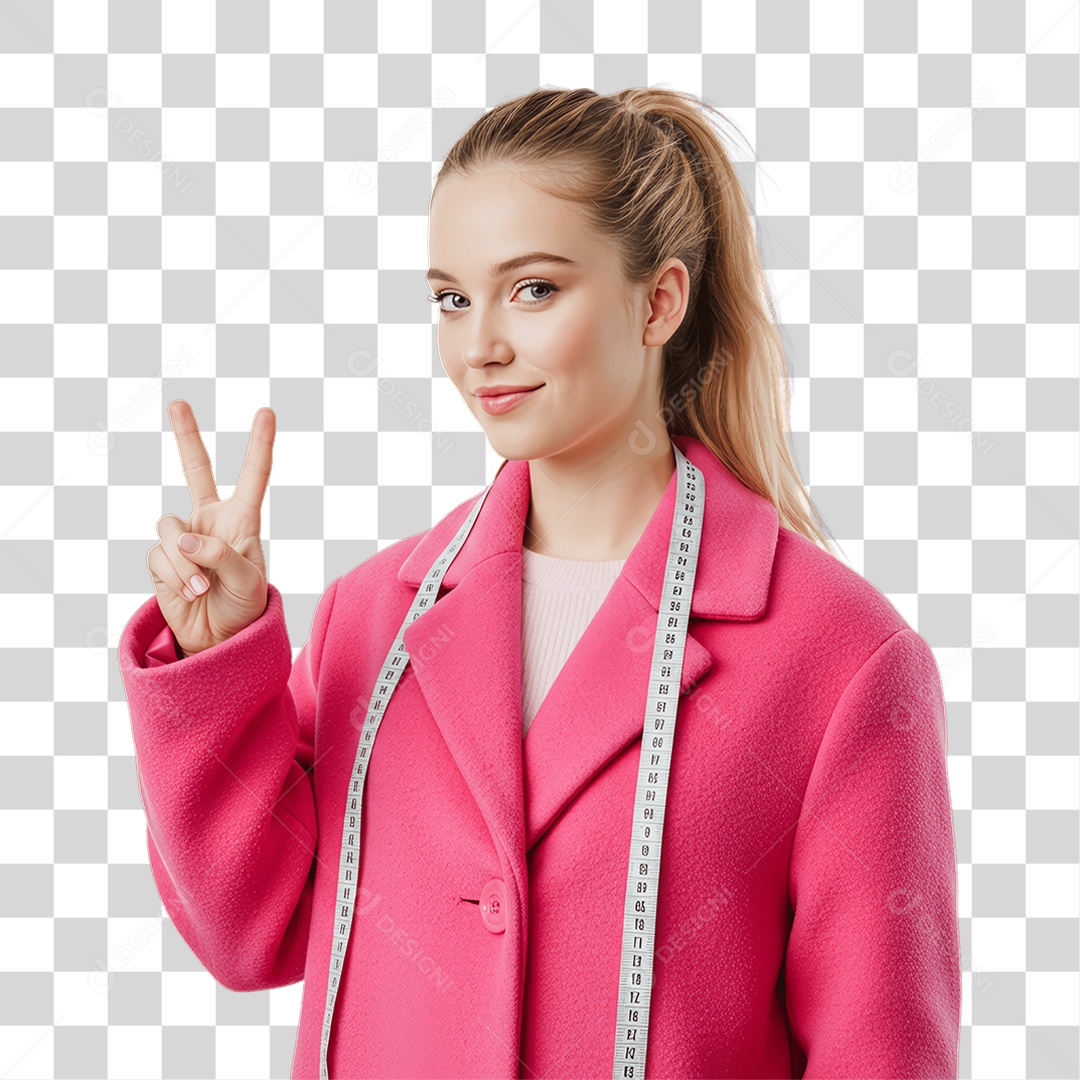 Mulher Costureira PNG Transparente