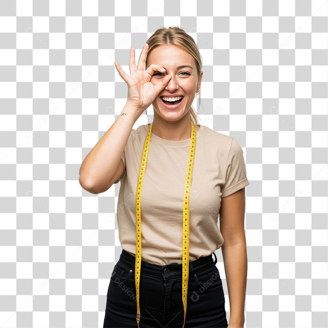 Mulher Costureira PNG Transparente