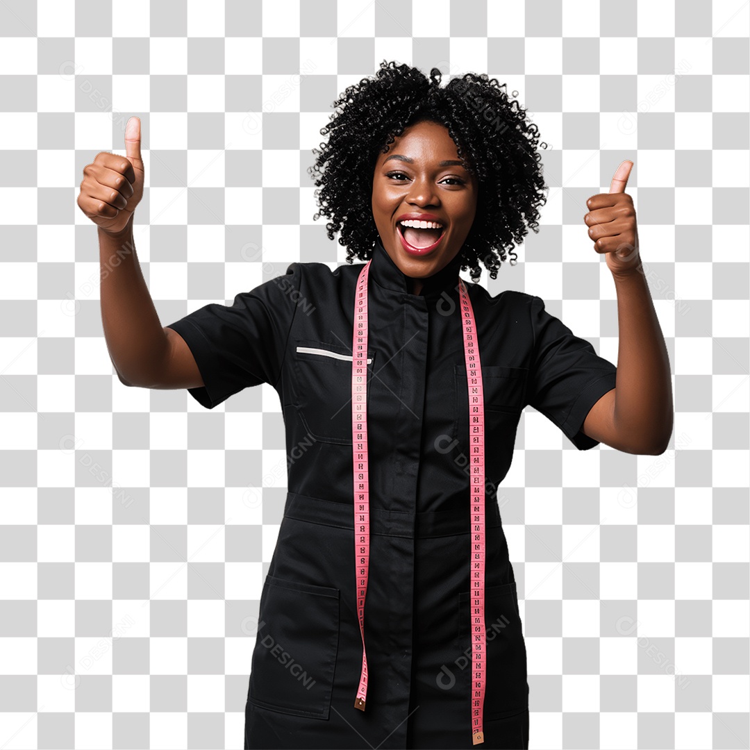 Mulher Costureira PNG Transparente