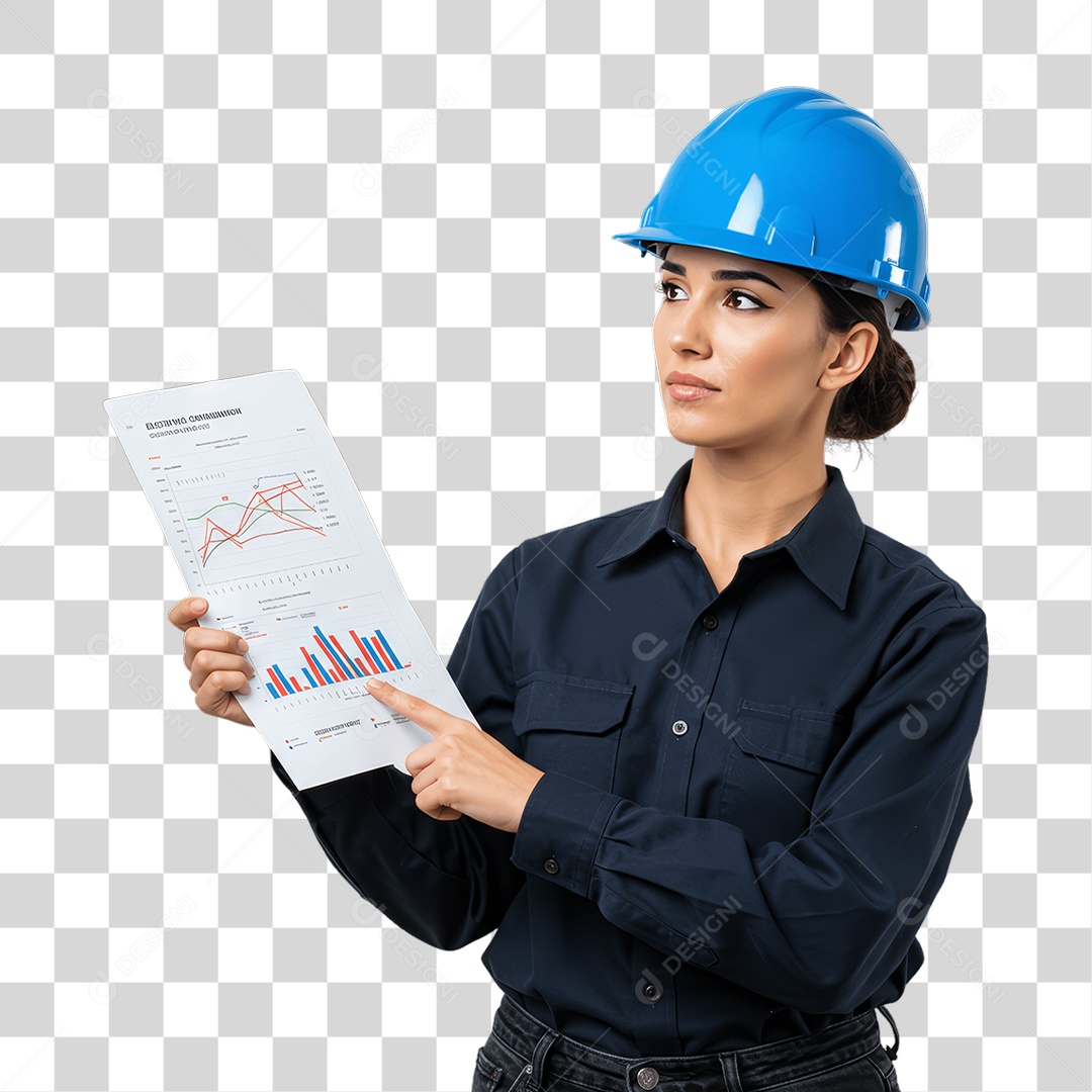 Mulher Trabalho de Eletricista PNG Transparente