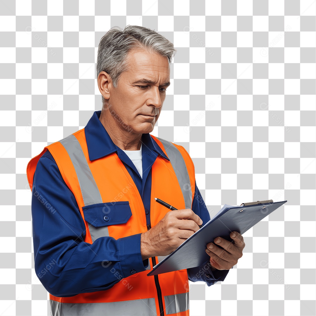 Homem Trabalho de Eletricista PNG Transparente