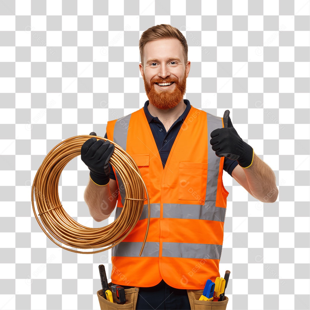 Man Electrician Job Transparent PNG