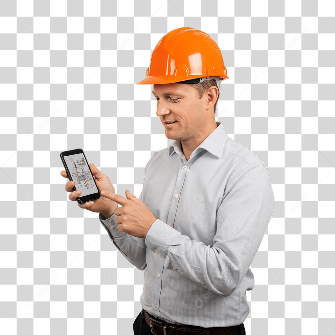 Homem Trabalho de Eletricista PNG Transparente