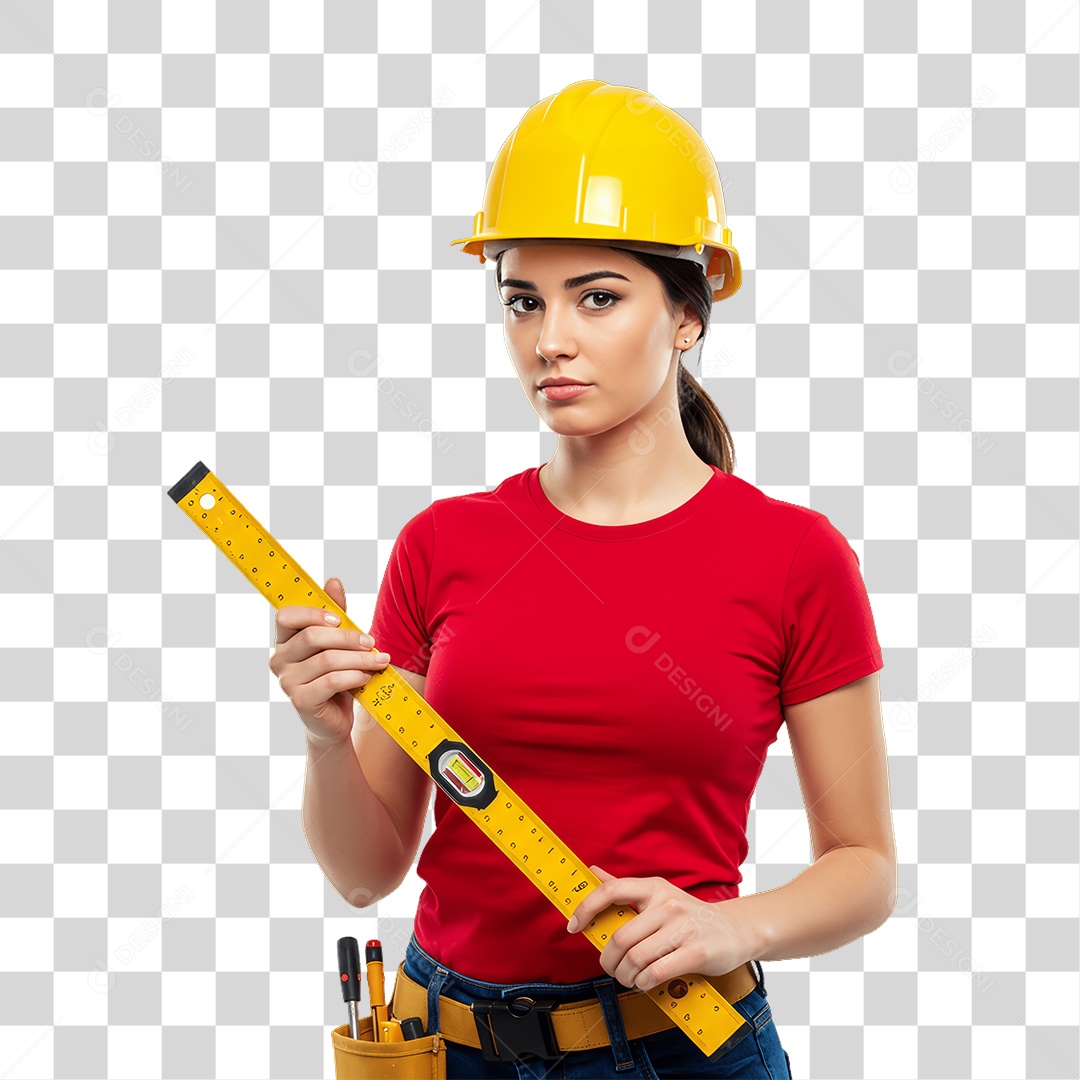 Mulher Pedreira Trabalho em Construção PNG Transparente