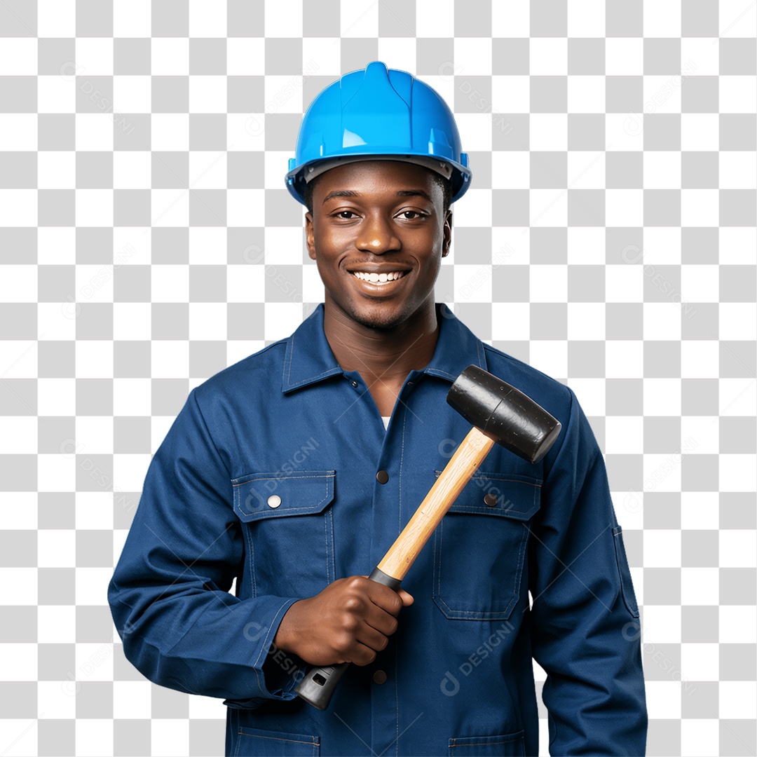 Pedreiro Trabalho em Construção PNG Transparente