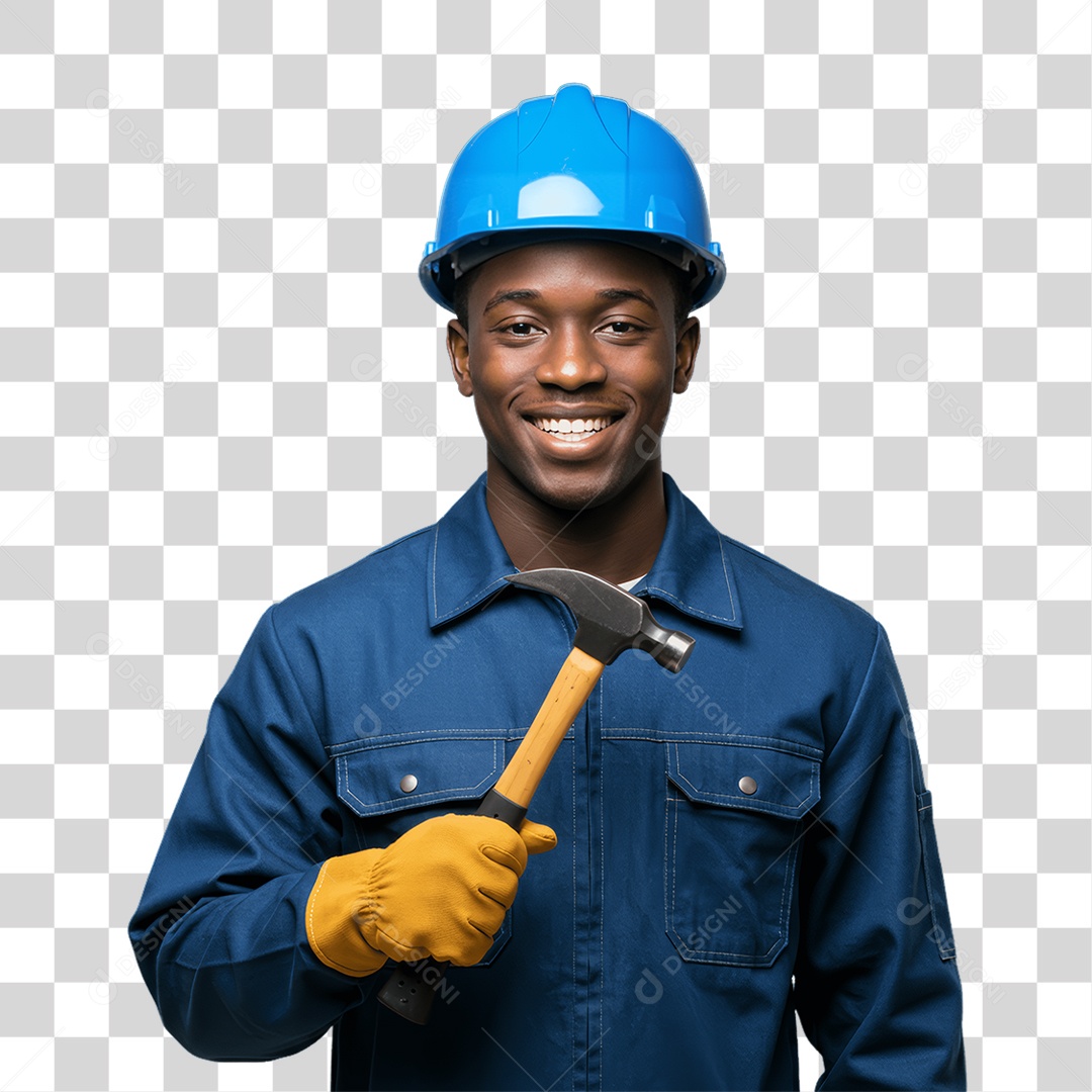 Pedreiro Trabalho em Construção PNG Transparente