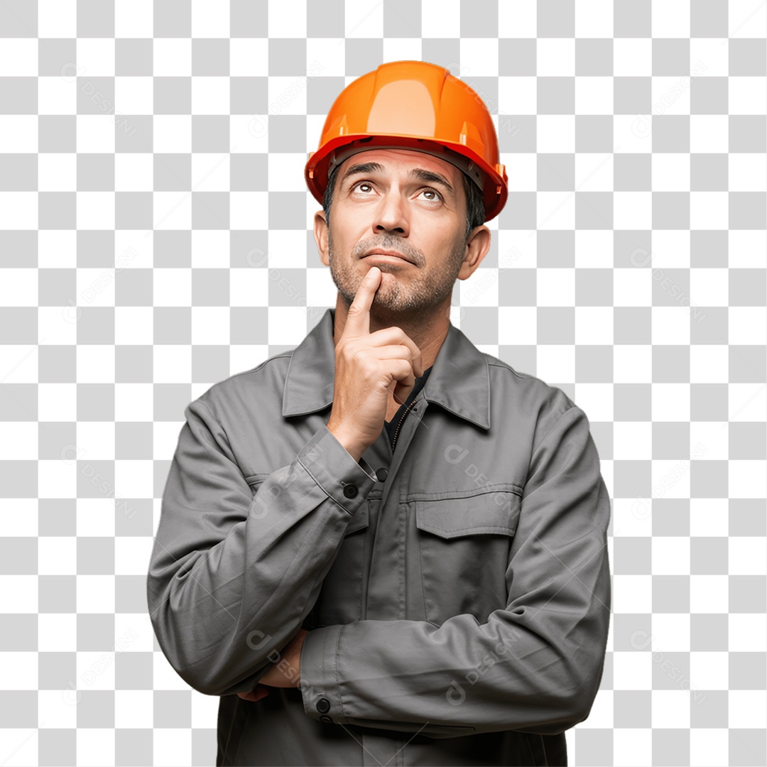 Pedreiro Trabalho em Construção PNG Transparente