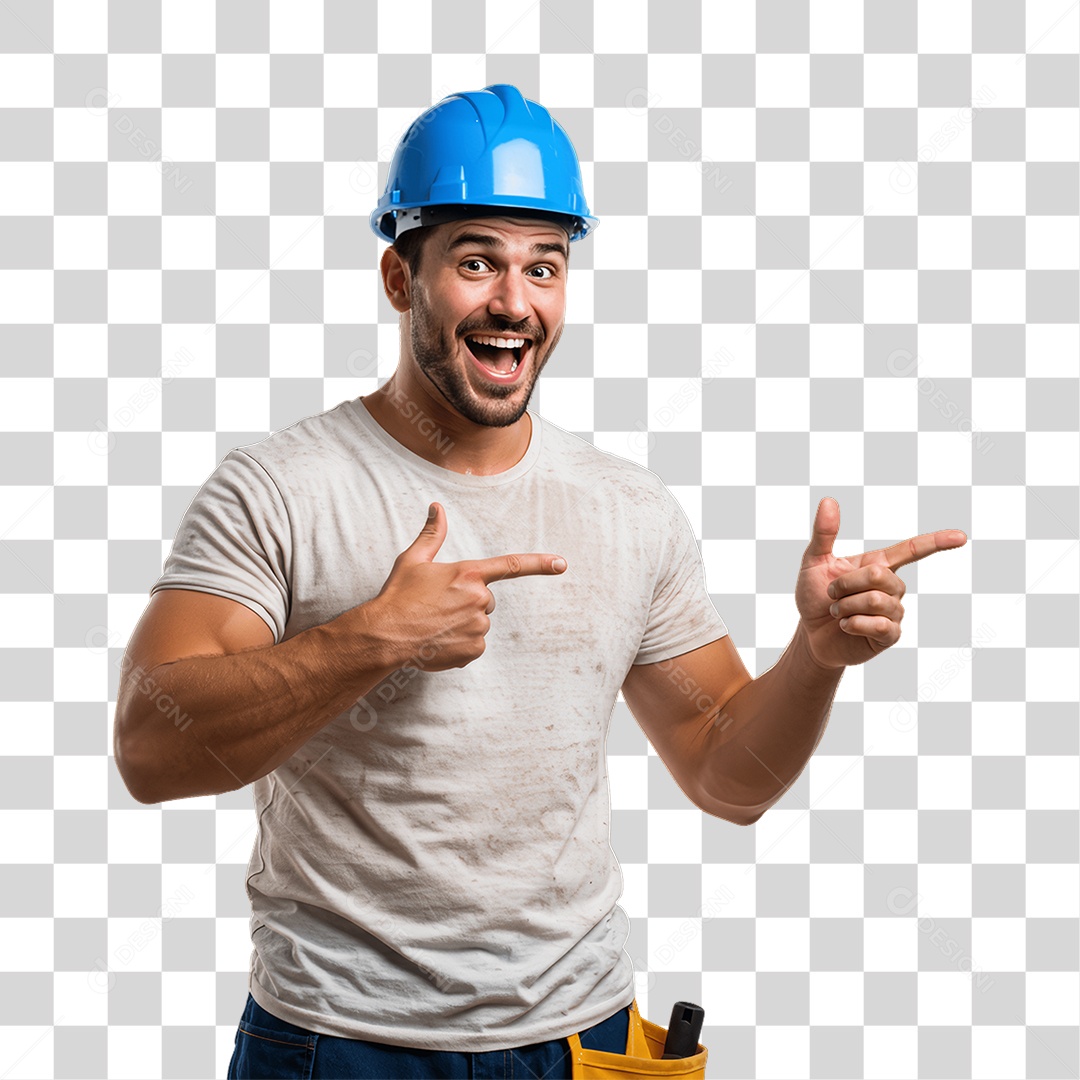 Pedreiro Trabalho em Construção PNG Transparente