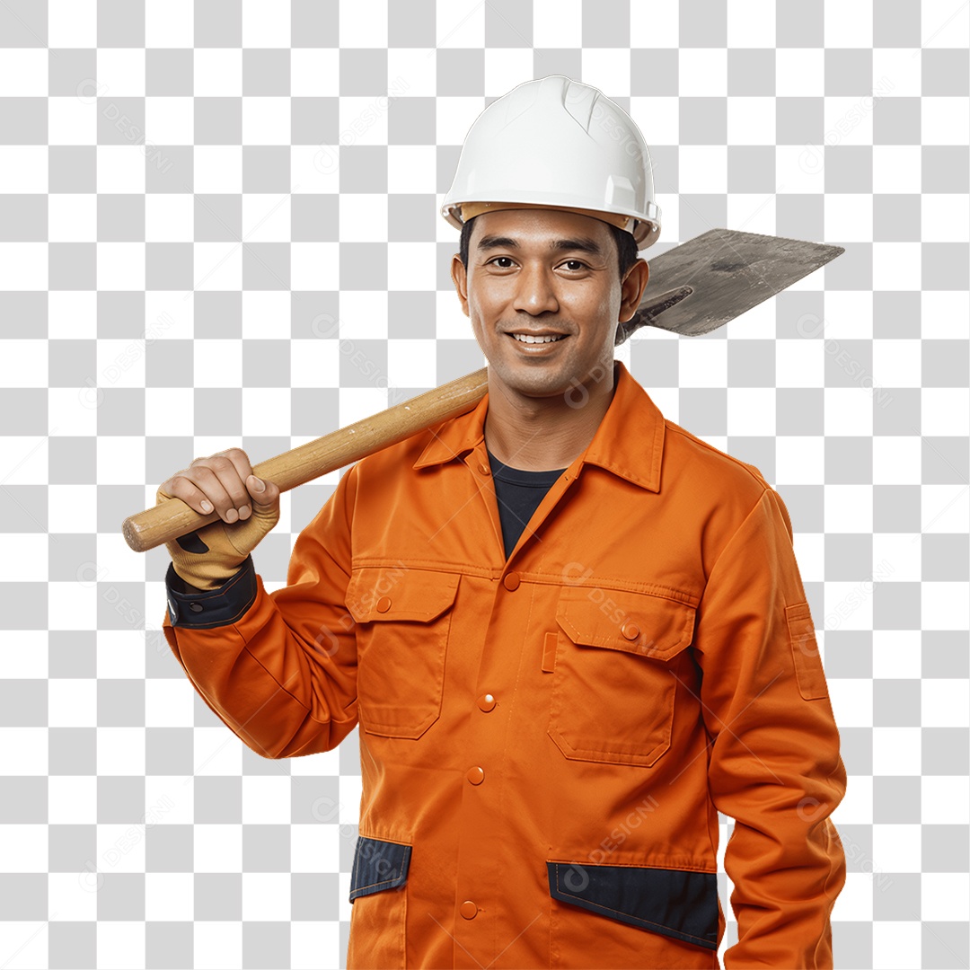 Pedreiro Trabalho em Construção PNG Transparente