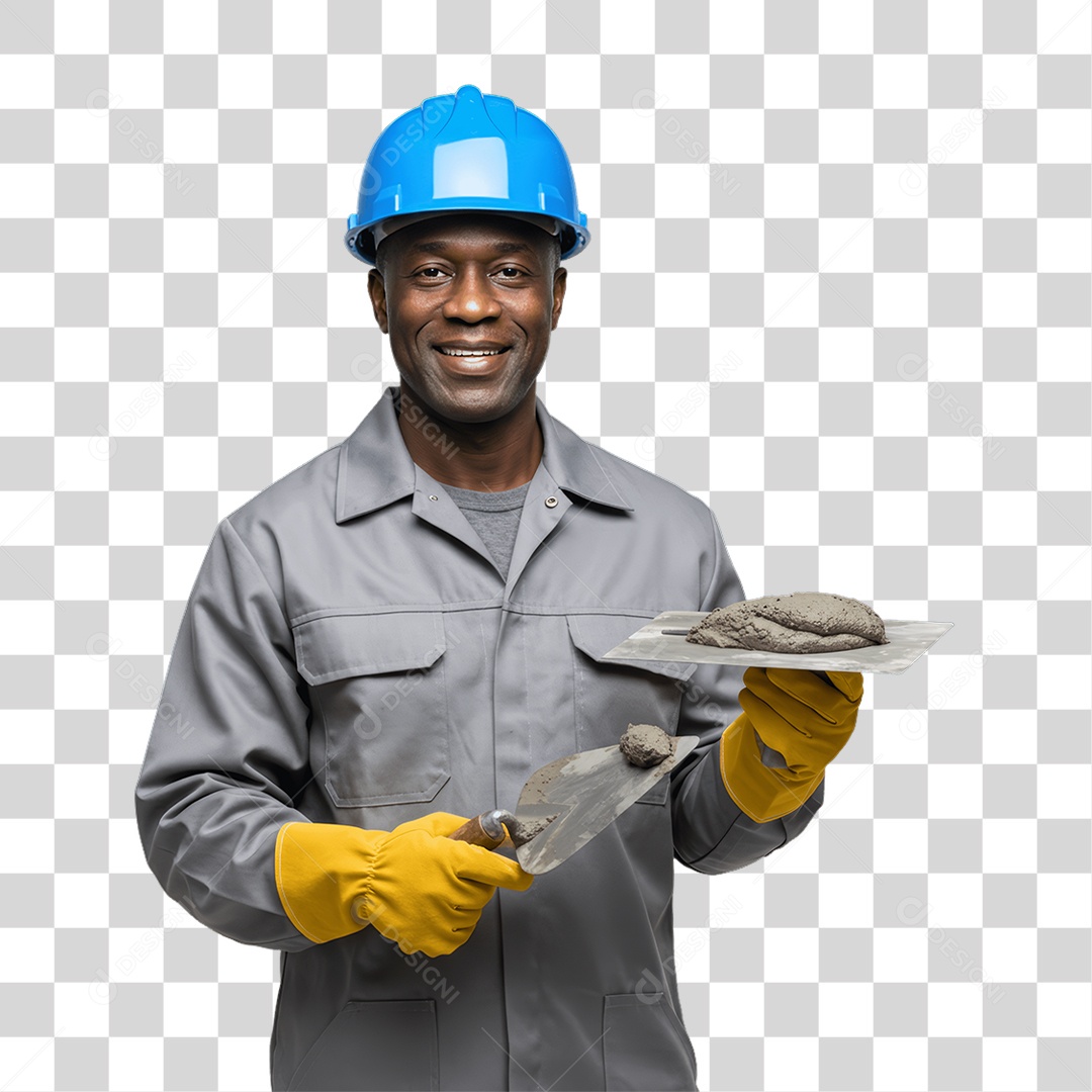 Pedreiro Trabalho em Construção PNG Transparente