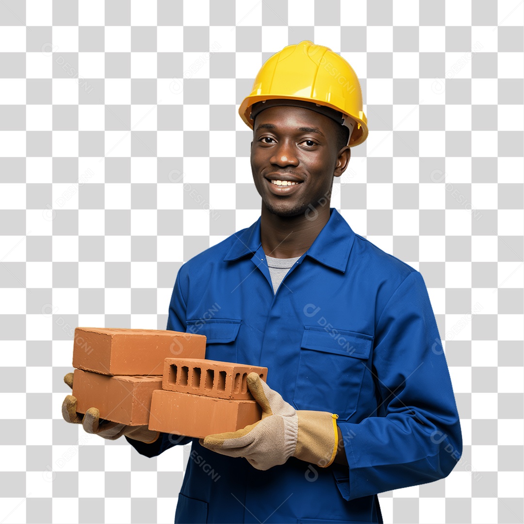 Pedreiro Trabalho em Construção PNG Transparente