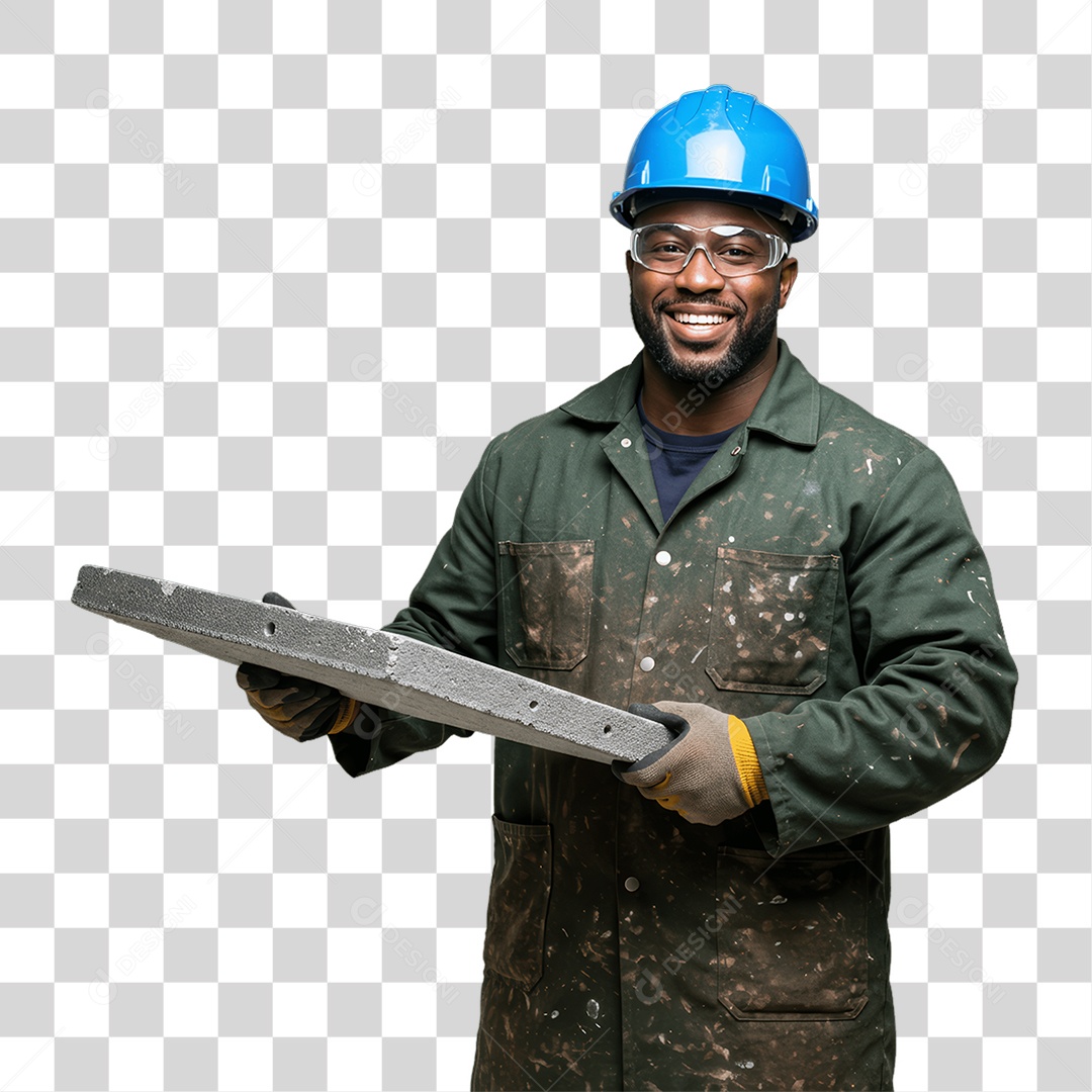 Pedreiro Trabalho em Construção PNG Transparente