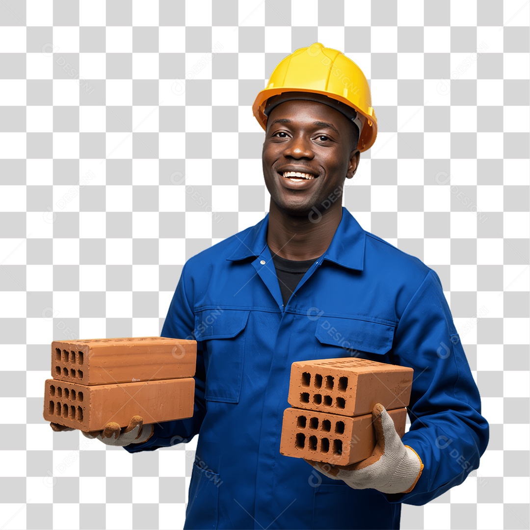 Pedreiro Trabalho em Construção PNG Transparente