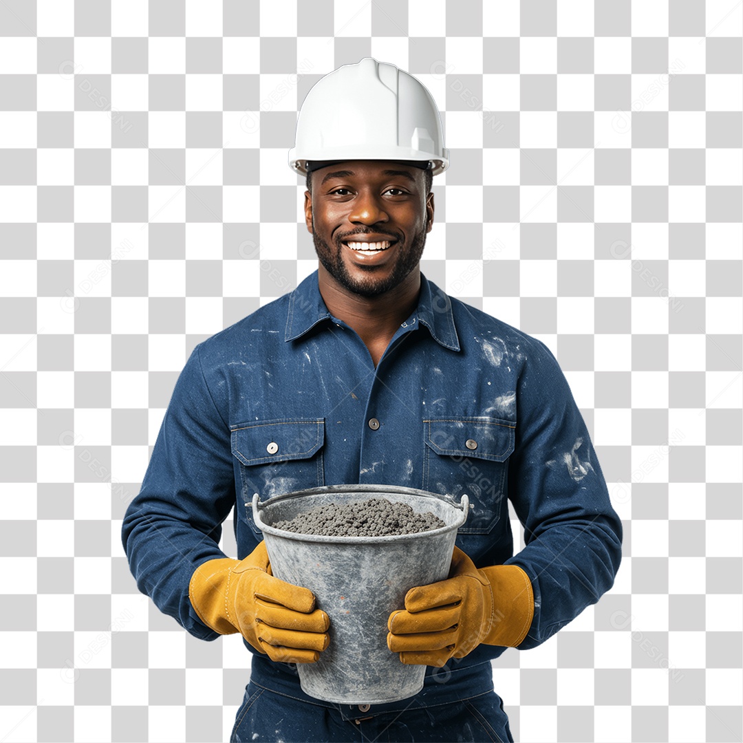 Pedreiro Trabalho em Construção PNG Transparente