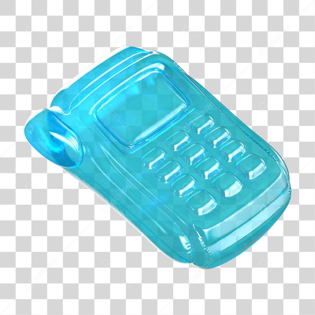 Ícone 3D Máquina de Cartão PNG Transparente