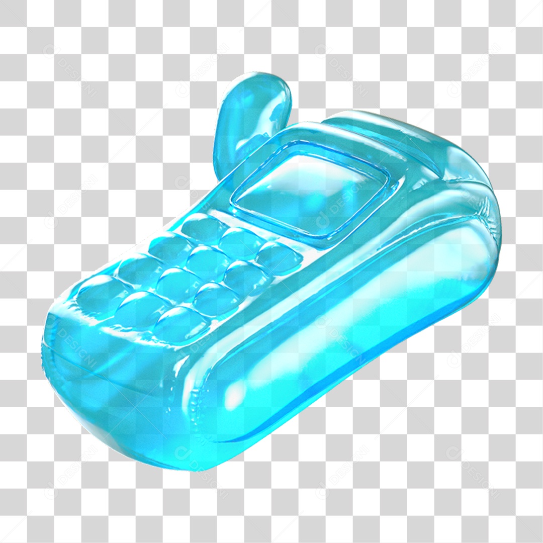 Ícone 3D Máquina de Cartão PNG Transparente