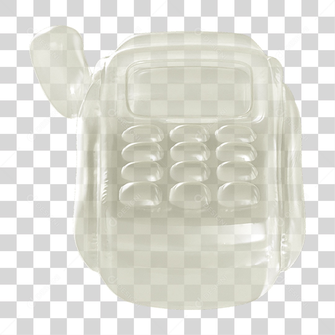 Ícone 3D Máquina de Cartão PNG Transparente