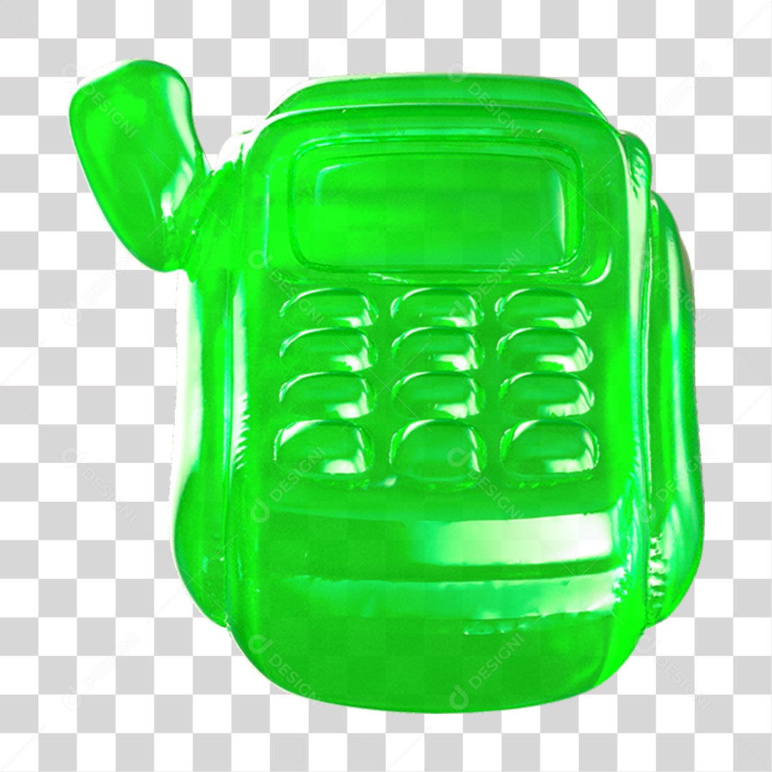 Ícone 3D Máquina de Cartão PNG Transparente