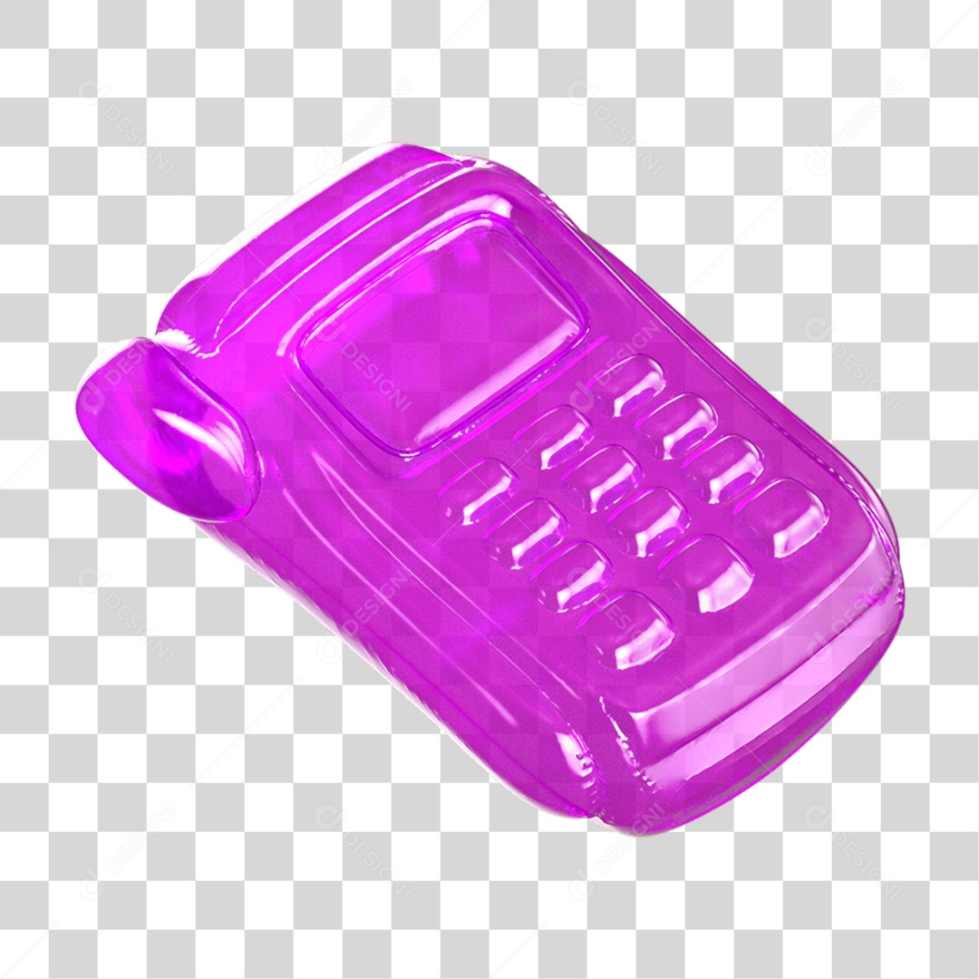 Ícone 3D Máquina de Cartão PNG Transparente