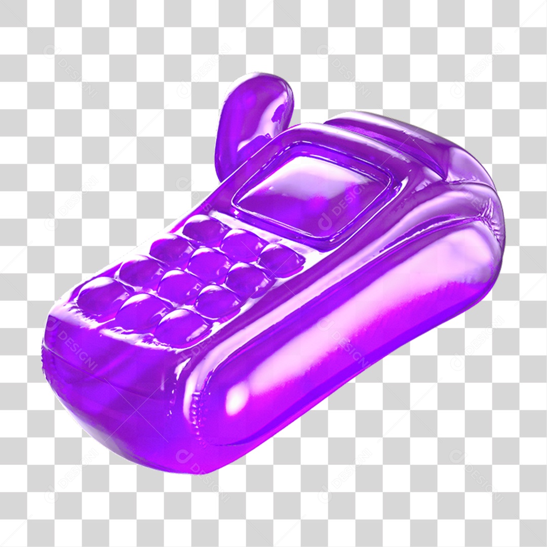 Ícone 3D Máquina de Cartão PNG Transparente