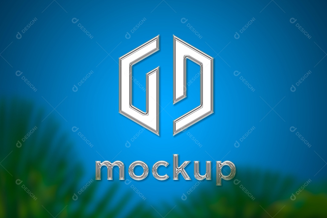 Modelo de Logo Mockup PSD Editável