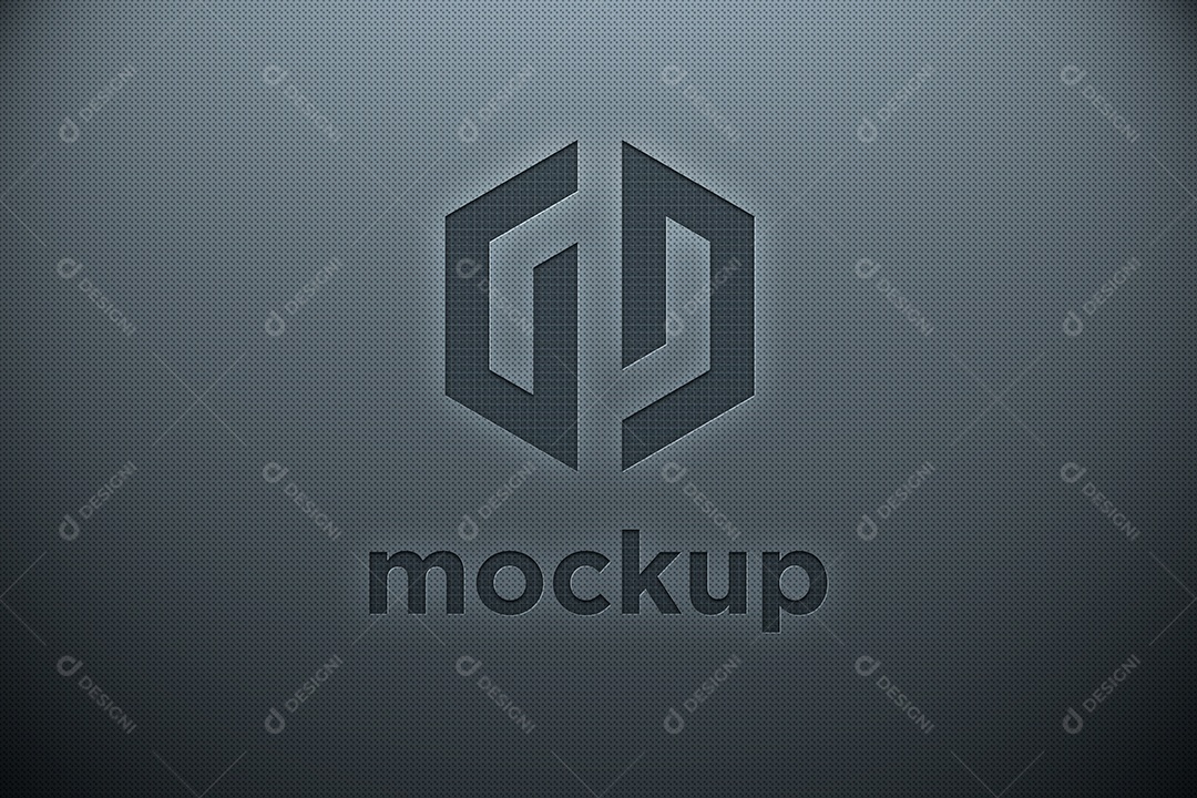 Modelo de Logo Mockup PSD Editável