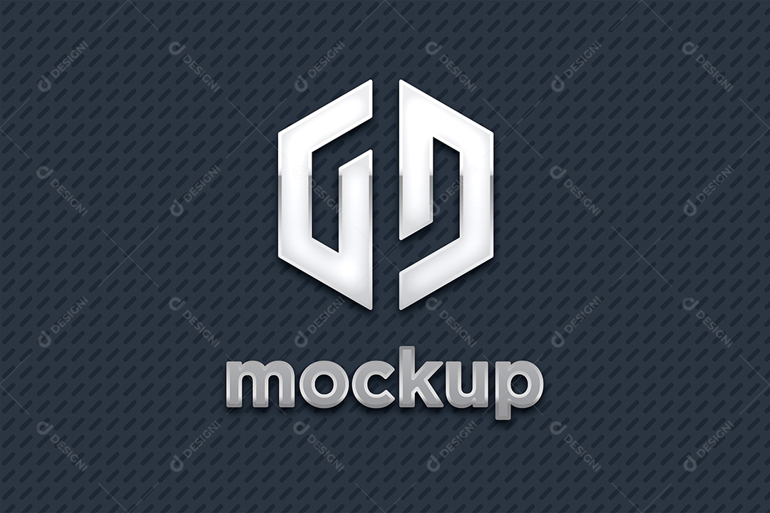 Modelo de Logo Mockup PSD Editável