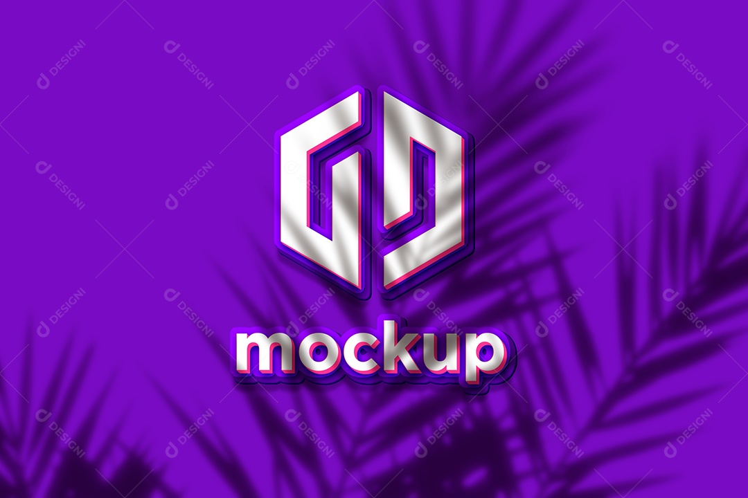 Modelo de Logo Mockup PSD Editável