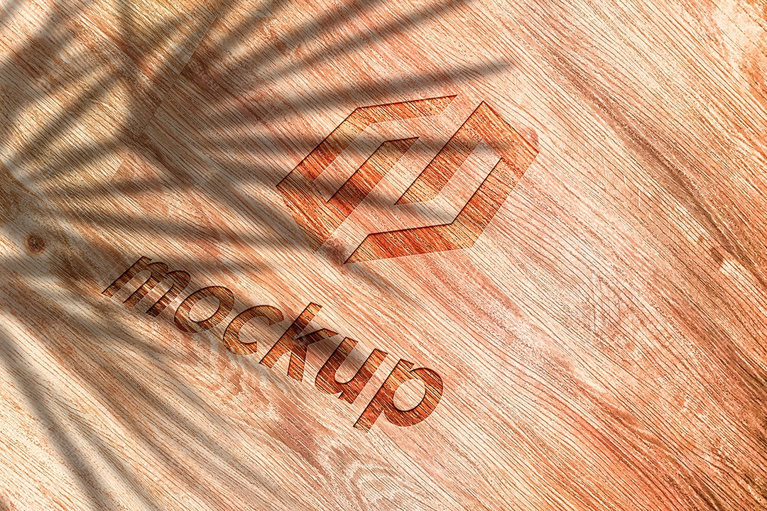 Modelo de Logo Mockup PSD Editável