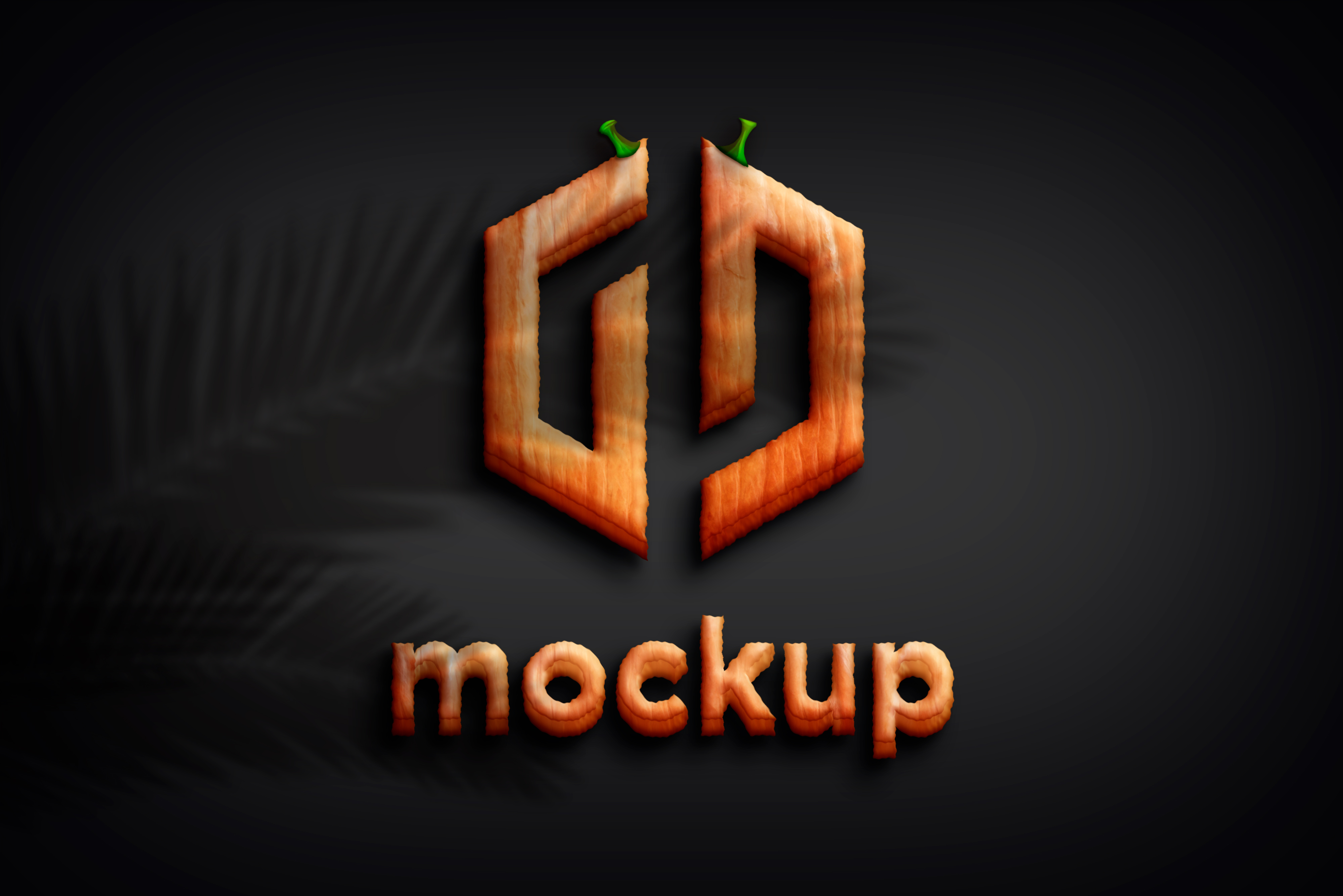 Modelo de Logo Mockup PSD Editável