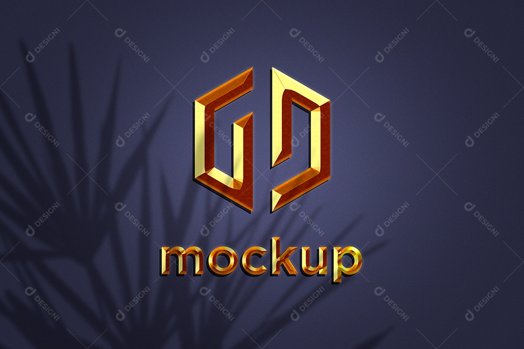 Modelo de Logo Mockup PSD Editável