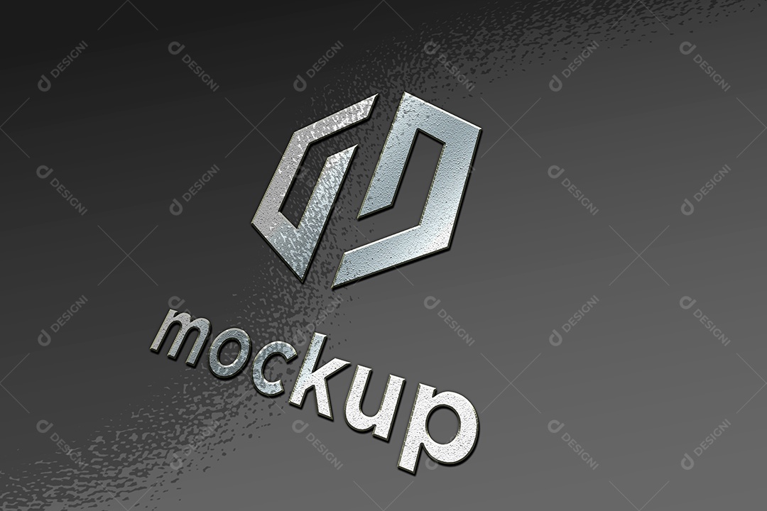 Modelo de Logo Mockup PSD Editável