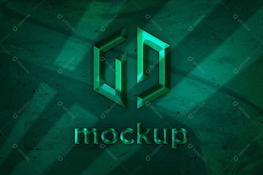 Modelo de Logo Mockup PSD Editável