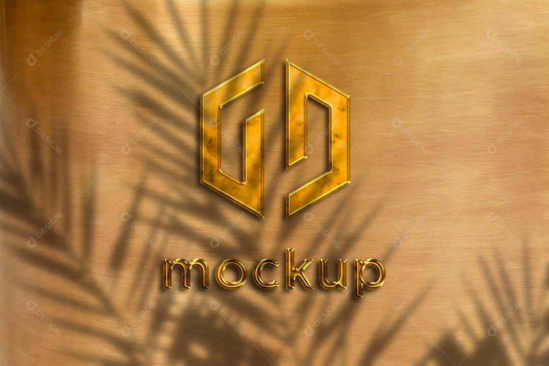 Modelo de Logo Mockup PSD Editável