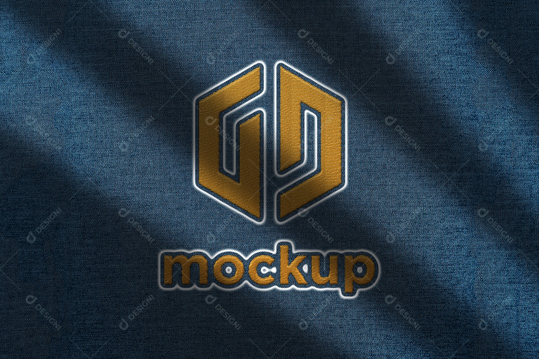Modelo de Logo Mockup PSD Editável