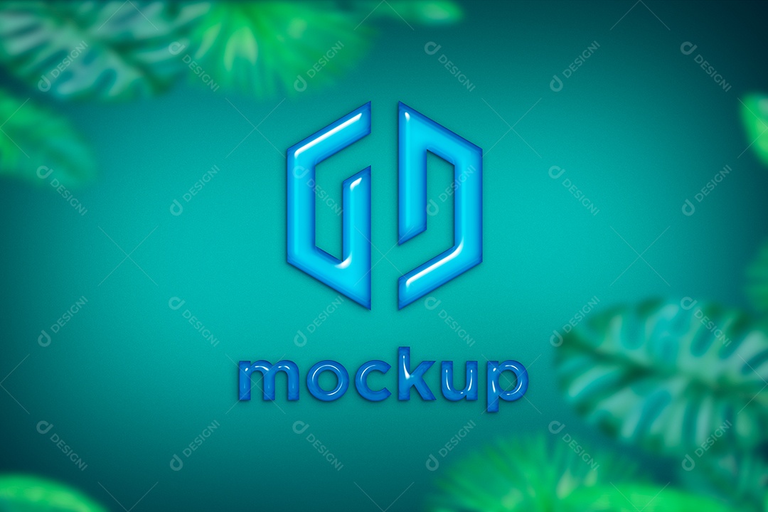 Modelo de Logo Mockup PSD Editável